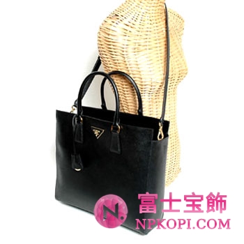  プラダ（PRADA）SAFFIANO LUX　レディース2wayトートバッグ　ブラック　BN2259-NZV-002 